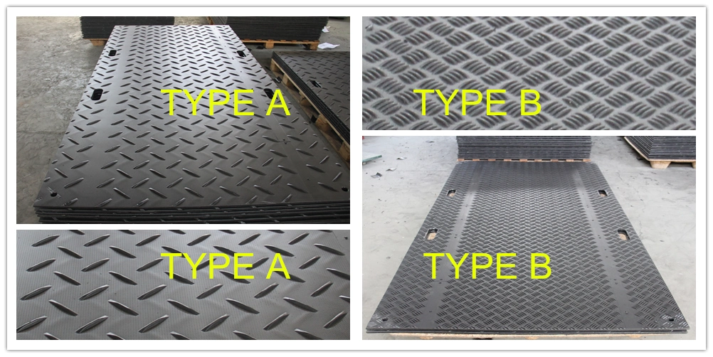 PE Ground Protection Mats Temporary Construction Site Equipment Lawn Pad
