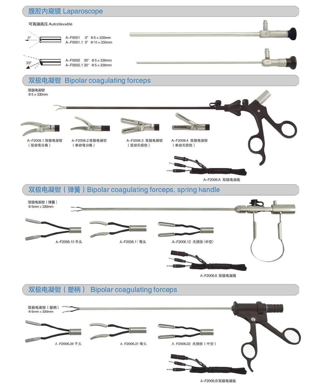 Laparoscopic Medical Equipments Surgical Instruments of Hf Monopolar Electric Coagulator L Hook Electric Coagulator Suction Crook