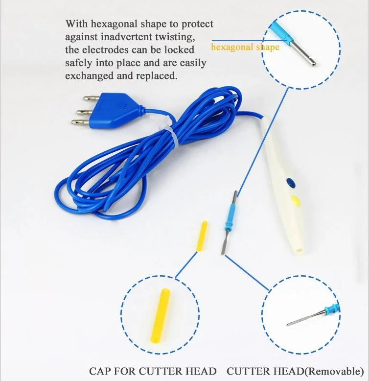 Disposable Electrosurgical Pencil Esu Pencil Diathermy Pencil Cautery Pencil CE ISO